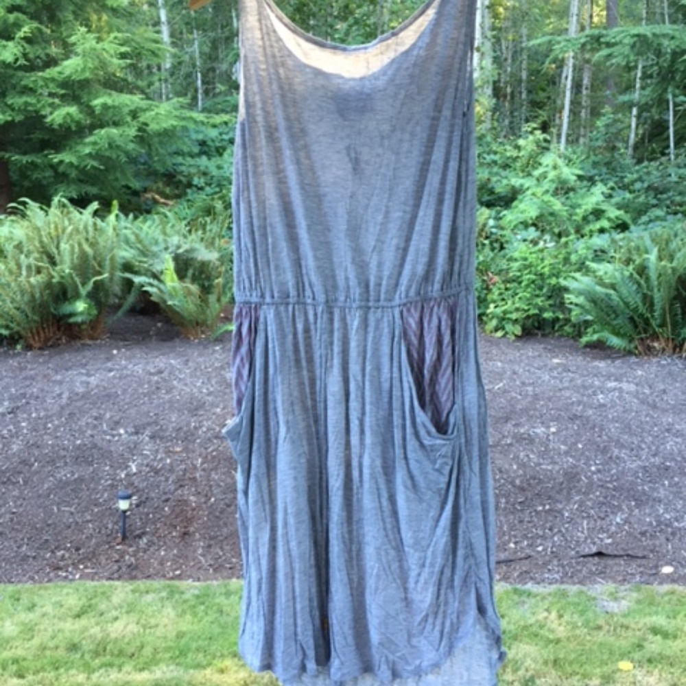 Raven & Lily Grey Vintage Short Tank Dress